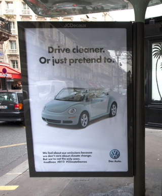 Illustration for article titled Paris Is Covered In Fake Ads That Mock the Climate Talks' Corporate Sponsors